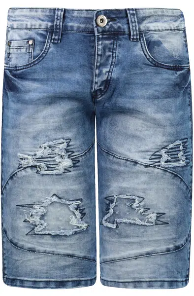 Man Denim Blue Shorts SX1281