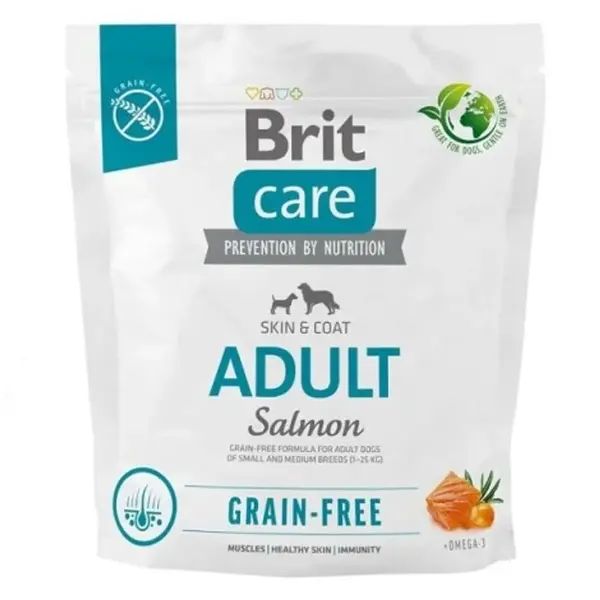Brit Care Dog Grain-free Adult Salmon 1 kg