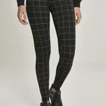 Women's high-waisted leggings black/white