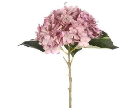 Umelá kvetina Hortenzia 50 cm, ružová%