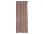 Záves Nantes 140x245 cm, staroružová zamatová štruktúra%
