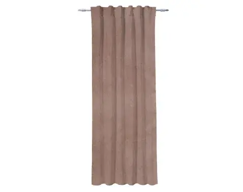 Záves Nantes 140x245 cm, staroružová zamatová štruktúra%