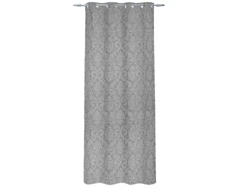 Záves Banbury 140x245 cm, strieborný%