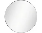 Nástenné zrkadlo Josie 60 cm, strieborné okrúhle%