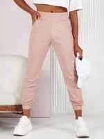 Spodnie dresowe damskie FASHIONCORE różowe Dstreet