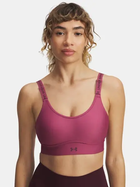 Dámská podprsenka Under Armour UA Infinity Mid 2.0 Bra-RED - Dámské