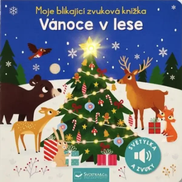Moje blikající zvuková knížka Vánoce v lese - Maria Hoeck, Kasia Dudziuková