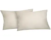 Obliečka na vankúš  (2 ks) Satin 40x80 cm, krémový%