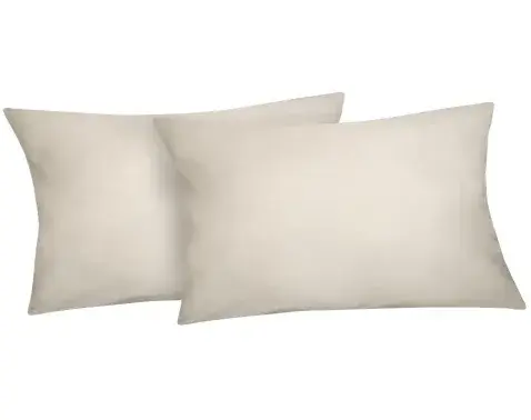 Obliečka na vankúš  (2 ks) Satin 40x80 cm, krémový%