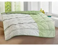 Letná prikrývka Sommer 140x200 cm, zeleno-biela%