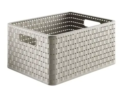 Úložný košík Country 18 l, cappuccino%