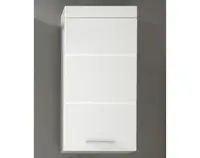 Kúpeľňová závesná skrinka Amanda 501, lesklá biela%