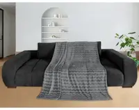 Deka Cashmere touch Nele 150x200 cm, antracit%