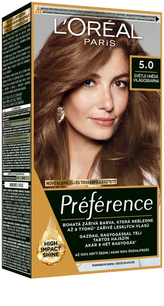 L'Oréal Paris Préférence 5.0 Svetlá hnedá