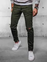 Pánské džíny Barva zelená DSTREET