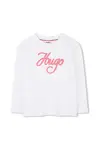 Kojenecké tričko s dlouhým rukávem HUGO