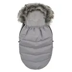 Detsky fusak NEW BABY s kožušinou svetlo sivý , 20C40295