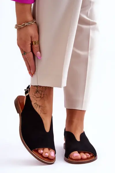 Boto Dámské semišové sandály Lewski Boty