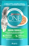 PURINA ONE Indoor mini filetky s tuniakom a zelenými fazuľkami v šťave 85g