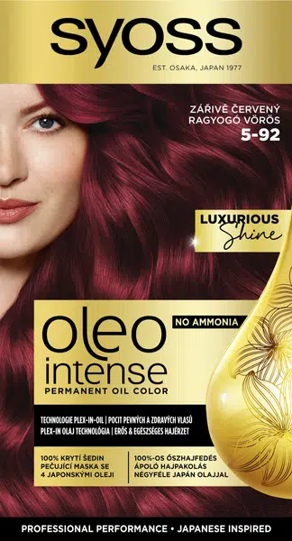 Syoss Oleo Intense farba na vlasy Žiarivo červený 5-92