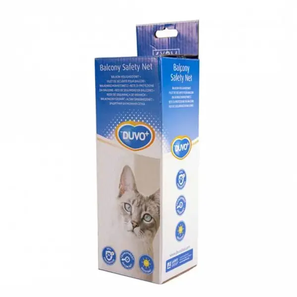 DUVO+ Ochranná sieť na balkón pre mačky 400x300cm