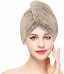 Chanar Rýchloschnúci froté turban na vlasy, béžový