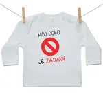Boodyy Tričko s dlhým rukávom Môj ocko je zadaný 110 (4-5 rokov)