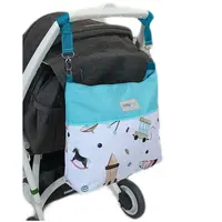 Štýlová taška na kočík Hand Made - hračky - tyrkysová