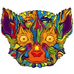 Drevené puzzle Lemur H21961