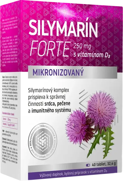 Silymarin forte + vitamin D3
