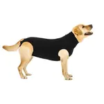 Pooperačné ochranné oblečenie pre psa čierne, Dĺžka chrbta: 40 - 45cm