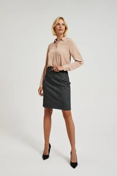 Marisse Women's Skirt Z-Sc-4506 D.Grey