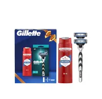 Xmass set holiaci strojček Gillette Mach3, 2 hlavice + sprchový gél Old Spice Whitewater 250ml