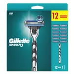 Gillette Mach3 pánský holicí strojek + 12 hlavic