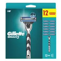 Gillette Mach3 pánský holicí strojek + 12 hlavic