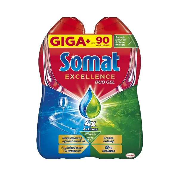 Somat Gel do myčky Excellence Anti-Grease 90 dávek 1620 ml