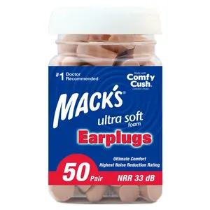 MACKS Ultra Soft špunty do uší 50 párů