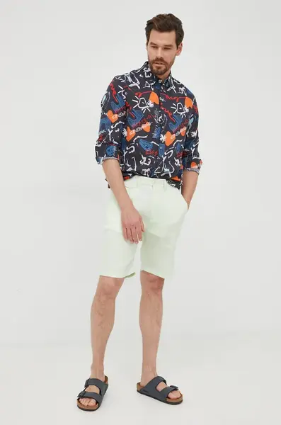 Plátěné kraťasy Drykorn