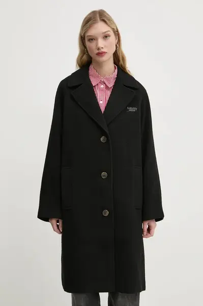 Kabát s příměsí vlny Tommy Jeans