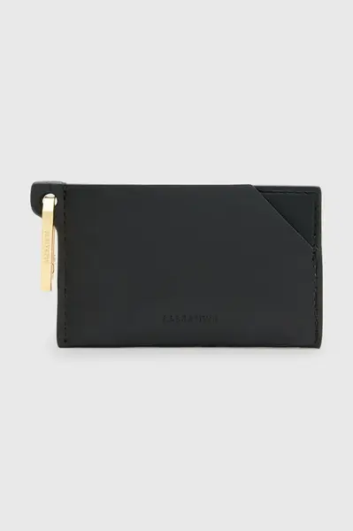 Kožené pouzdro na karty AllSaints HEX CARDHOLDER