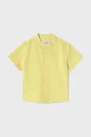 Dětská košile s příměsí lnu Mayoral