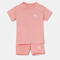 Dětská bavlněná souprava adidas Originals oranžová barva, JI5835