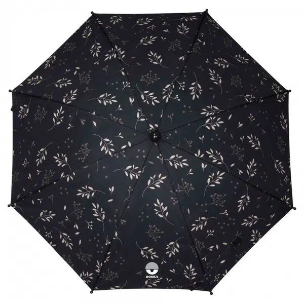 Dooky slunečník na kočárek Romantic Leaves Black