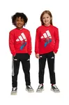 Dětská tepláková souprava adidas MRVL červená barva, JN6102