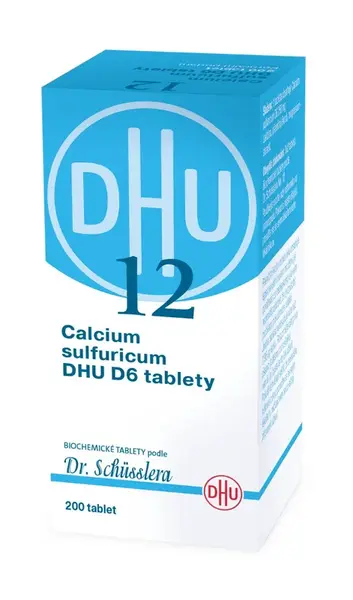 Schüsslerovy soli Calcium sulfuricum DHU D6 200 tablet