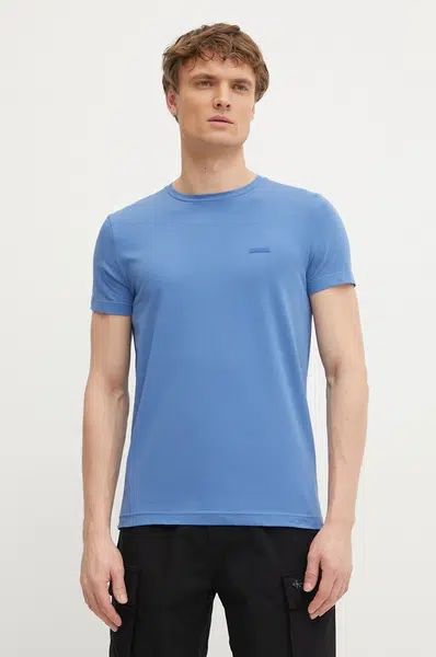 Tričko Calvin Klein fialová barva, K10K112724