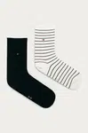 Ponožky Tommy Hilfiger 2-pack dámské, bílá barva, 100001494