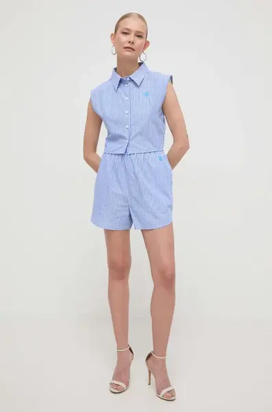 Bavlněná košile Silvian Heach regular, s klasickým límcem