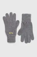 Vlněné rukavice Moschino šedá barva, M2973 65379