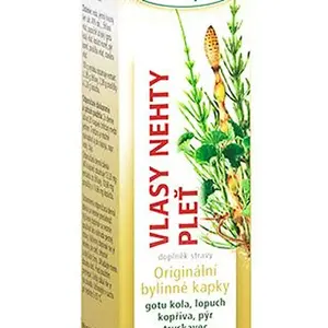 Dr. Popov Vlasy Nehty Pleť bylinné kapky 50 ml